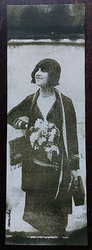 print of a woman in 1920s outfit